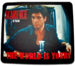 Scarface Mouse Pad Tony Montana the World is Yours TM  