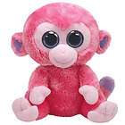 ty beanie boos razberry the pink monkey buddy size 8