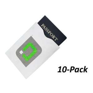   RFID Blocking Secure Sleeve / Case for Passport   10 Pack Electronics