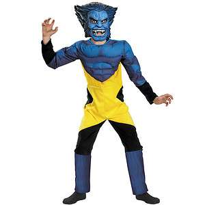 NEW X Men Beast Deluxe Child Costume Size M or 7 8  