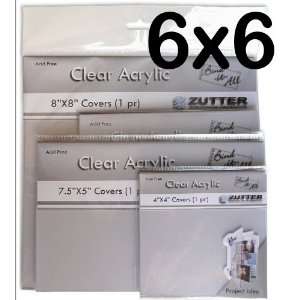 Bind It All   Zutter   Clear Acrylic Covers   6x6 Arts 