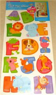 LARGE Nursery/Childrens Bedroom ALPHABET Wall Stickers  