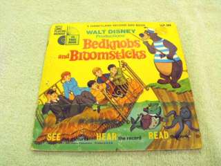 1971 DISNEY BEDKNOBS & BROOMSTICKS BOOK & RECORD  