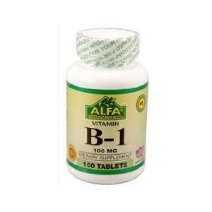  Alfa Vitamins Vitamin B1 100 mg 100 tablets Improves Blood 