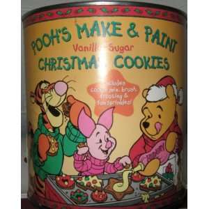  Disney Cookies   Pooh Make & Paint Cookies in a Tin 