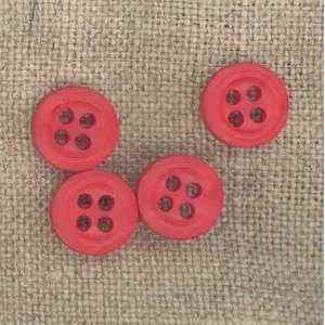  3/8 plastic shirt button Red By The Each Arts, Crafts 