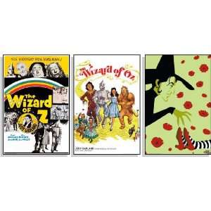  THE WIZARD OF OZ POSTER SET 3 NEW MOVIE POSTERS 