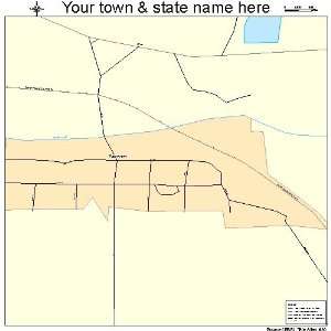  Street & Road Map of Fairview, South Dakota SD   Printed 