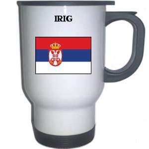  Serbia   IRIG White Stainless Steel Mug 