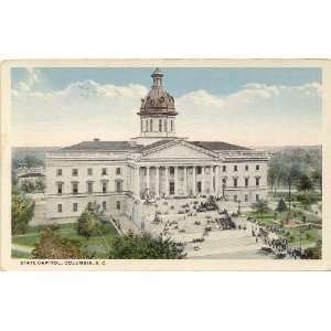   Postcard   State Capitol   Columbia South Carolina 
