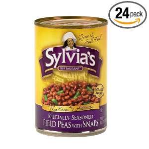 Sylvias Field Peas with Snaps, 15 Ounce Grocery & Gourmet Food