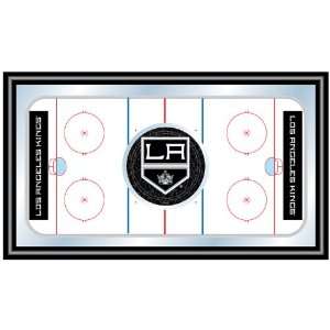 NHL Los Angeles Kings Framed Hockey Rink Mirror   Game Room Products 