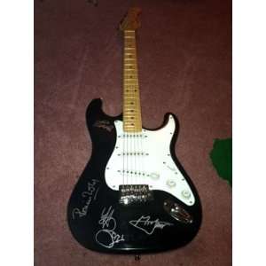  ROLLING STONES autographed SIGNED new GUITAR *proof 