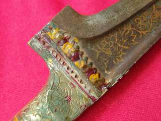 19th century Antique Islamic Engraved Pesh Kabz Afghan Choora knife 