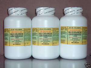 Glucosamine chondroitin + MSM, Osteoarthritis, joint pain relief   900 