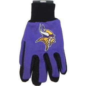  Baltimore Ravens Purple & Black Jersey Work Gloves Nfl 