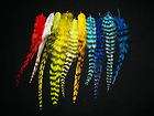   real natural black Grizzly Big Salon feather hair Extensions free bead