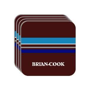  Personal Name Gift   BRIAN COOK Set of 4 Mini Mousepad 