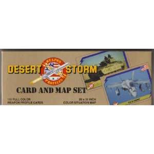  Desert Storm Weapon Profile Cards & Situation Map Complete 