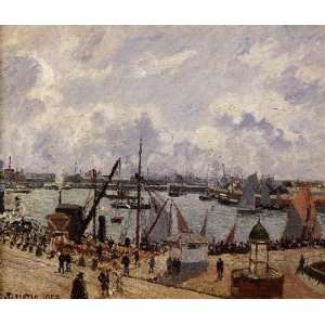   Le Havre Morning Sun Rising Tide, by Pissarro Camille