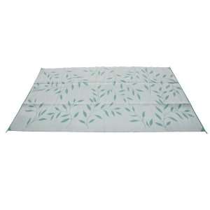  Green Leaf Reversible Patio Mat   8 x 16 Everything 