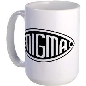  Large Enigma Mug White Large Mug by  Everything 
