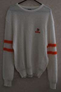 Vintage 80s Denver Broncos Mens XL Knit Sweater NFL  