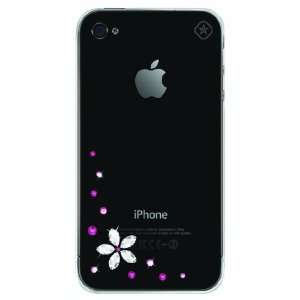  Bling My Thing Flower Series Transparent Case for iPhone 4 