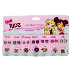 Bratz Stick on Earrings and ring Set 