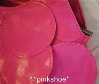 New Hot Pink KATIE B. G. Layered Circle Bubble Handbag  