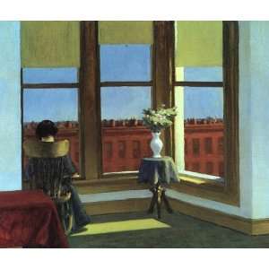     Edward Hopper   24 x 20 inches   Room in Brooklyn