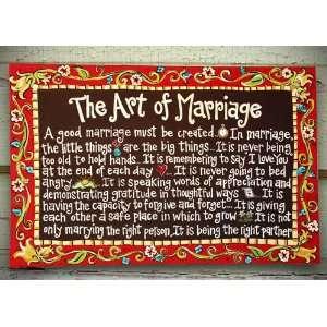  The Art of Marriage Canvas   16x24   Limited Quantity 