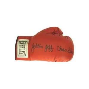  Joltin Jeff Chandler autographed Boxing Glove Sports 