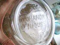 Large vtg McLaughlins Manor House Coffee JAR Canister  