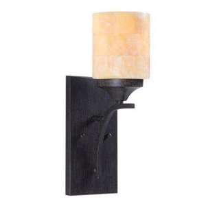   Lighting 1220 1W RT Empyreal One Light Wall Sconce, Roan Timber Finish