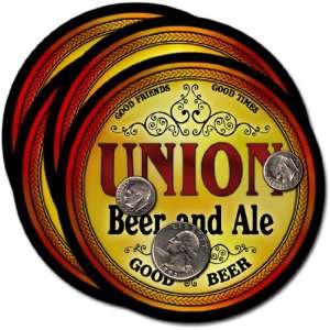  Union, OH Beer & Ale Coasters   4pk 