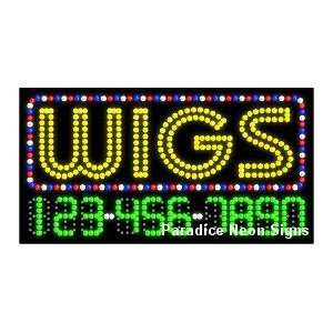 Wigs LED Sign 