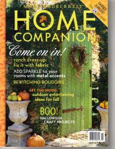 Magnolia Pearl featured in Home Companion Oct /Nov 2003  