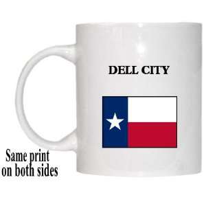  US State Flag   DELL CITY, Texas (TX) Mug 