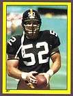1982 Topps Football Sticker Jack Lambert #268 Pittsburgh Steelers Pack 