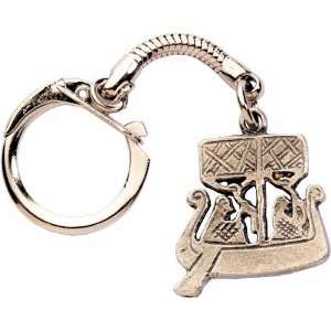  Viking Boat Key Ring   Pewter 