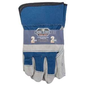  Custom Leathercraft PK2047 Work Gloves with Double Leather 