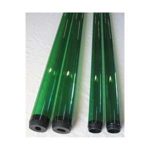   Green Colored Fluorescent Safety Sleeve   Tube Guard