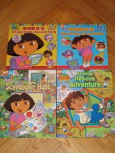 Lot 4 DORA THE EXPLORER & DIEGO Books HB collections  