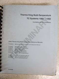 Thermo King Multi Temp TC Systems Reference Manual  