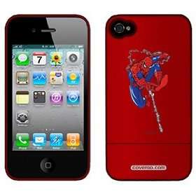   Spider Man Shooting Web on AT&T iPhone 4 Case by Coveroo Electronics