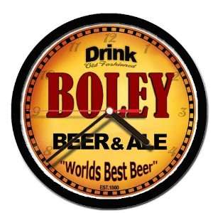  BOLEY beer and ale cerveza wall clock 