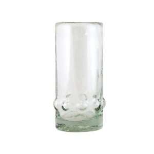  VIVAZ Bolitas Highball Glass, Clear Recycled Glass, Set of 