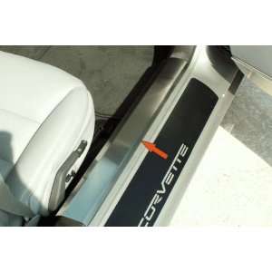  Corvette 05 10 ACC Brushed Stainless Inner Door Sills Automotive