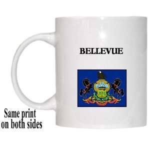  US State Flag   BELLEVUE, Pennsylvania (PA) Mug 